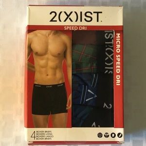 2(x)ist speed Dri boxer briefs XL 4pack